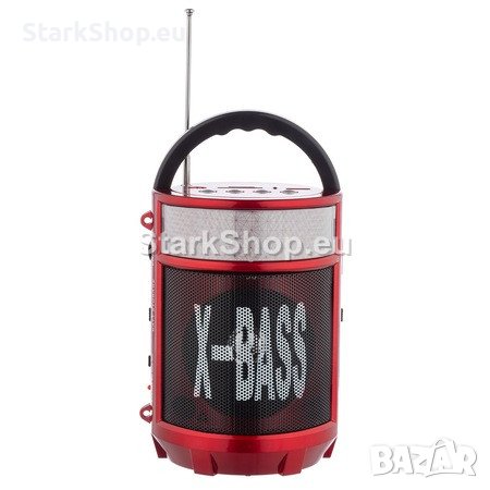  Радио KN-606F, Преносимо, 2 фенера, Караоке, MP3 плейър, SD, TF, USB, Дръжка, Каишка за захващане, снимка 2 - Тонколони - 39971801