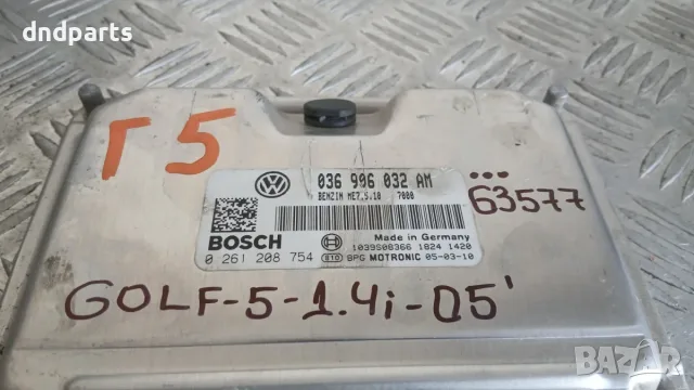 Компютър VW Golf 5 1.4 2005 036906032AM 0261208754 Volkswagen Golf V (2003-2008), снимка 2 - Части - 55839617