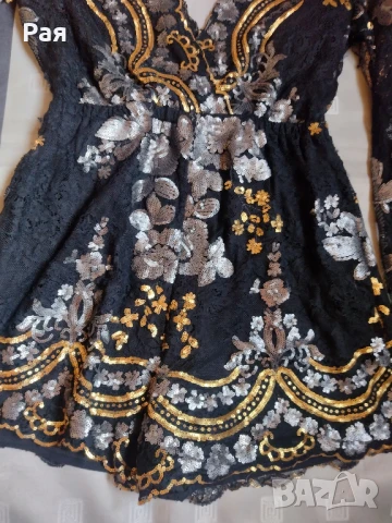 Елегантен къс гащеризон BEBE, снимка 3 - Гащеризони - 50705731