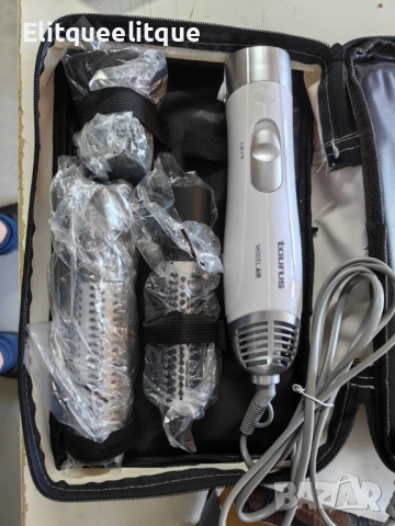 Taurus Model Air 1200W – Сешоар-четка за перфектна прическа у дома, снимка 7 - Сешоари - 52375334