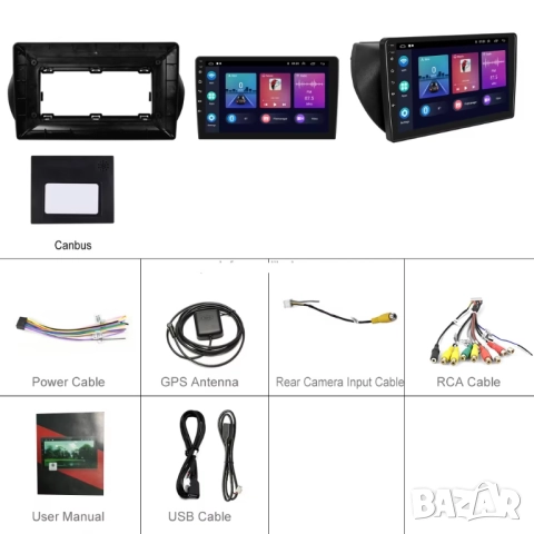 Мултимедия Android за Citroen Stepwgn, Nemo, Peugeot Bipper, Fiat Fiorino Qubo, навигация, плеър, снимка 8 - Аксесоари и консумативи - 51923345