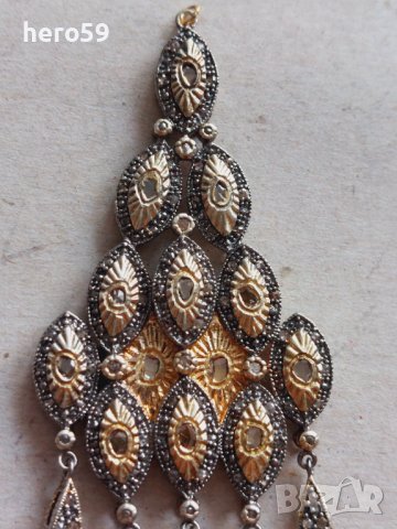 Дамско златно колие(медальон) с диаманти-злато,сребро , снимка 8 - Колиета, медальони, синджири - 42795288