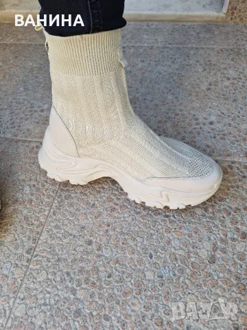 МАРАТОНКА ТИП ЧОРАП  НОМЕР 37, снимка 3 - Маратонки - 49553316