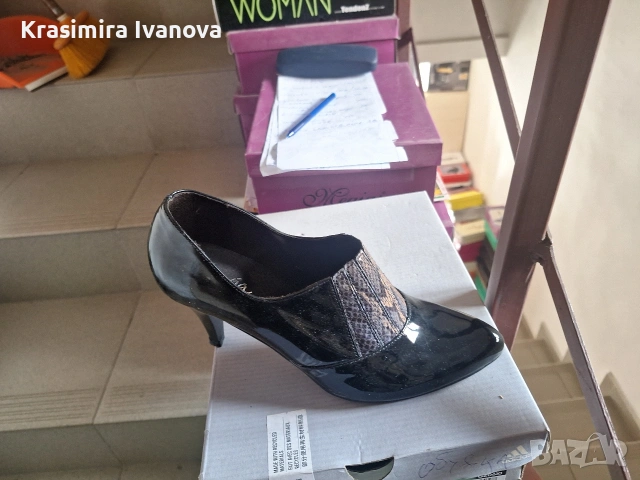 нови обувки естествен лак , снимка 2 - Дамски ежедневни обувки - 54184318
