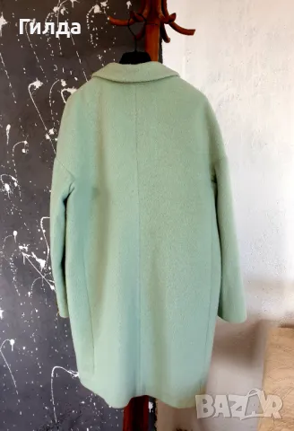 Pinko вълнено палто с алпака S налично, снимка 4 - Палта, манта - 47412541