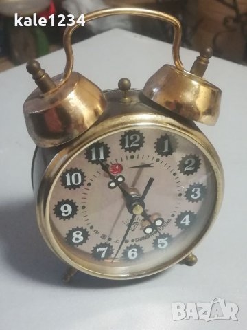 Будилник. Механичен часовник. Vintage watch. SHANGHAI. CINA. Китайски. , снимка 5 - Други - 35426600