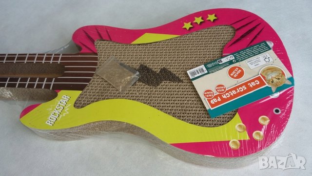 Картонена драскачка китара за котки , снимка 3 - За котки - 42897545
