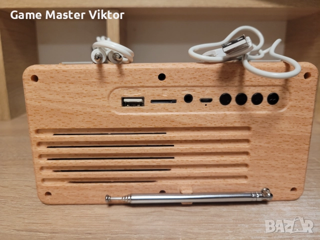 Retro FM радио / безжичен говорител NR‑3013 — стилно и практично, снимка 3 - Bluetooth тонколони - 52942532