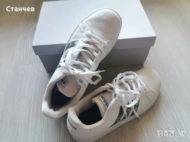 adidas - Маратонки grand court 2.0 k 36.2/3, Бял