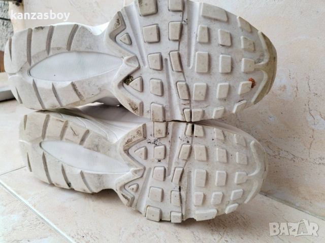 Nike Air Max 95 (GS) White Metallic Silver - СТРАХОТНИ ДАМСКИ МАРАТОНКИ 38.5, снимка 9 - Маратонки - 53916603