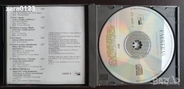 Jose Carreras – His Personal Selection 1989, 2CD , снимка 5 - CD дискове - 44795510