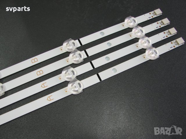	LED ленти за подсветка VESTEL 43''FHD 8/10 диода, снимка 2 - Части и Платки - 42783146