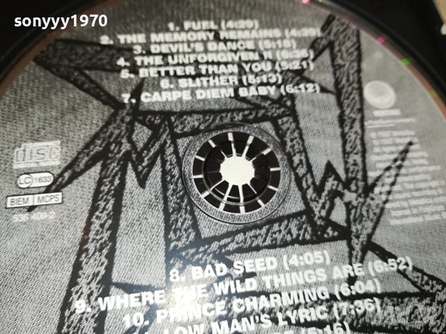 METALLICA CD 3010231459, снимка 14 - CD дискове - 42779636