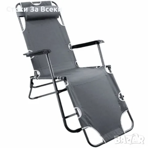 Голям Многофункционален сгъваем шезлонг стол с възглавничка NS6012 , снимка 1