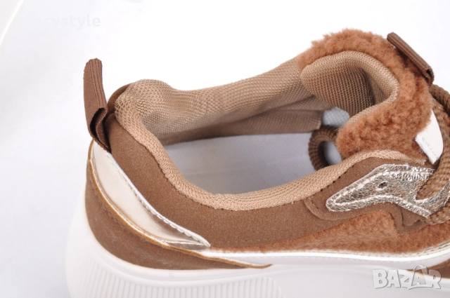 NEW! Дамски кецове на платформа - Три цвята, снимка 14 - Кецове - 51719456