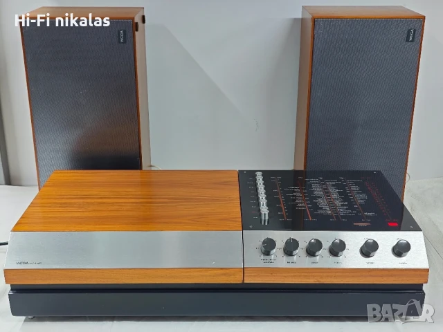 грамофон FM стерео радио Hi-Fi система стерео тонколони WEGA 3204 Dual 1209