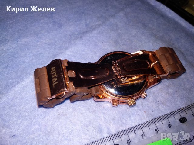 RITAL МАРКОВ КВАРЦОВ ФЕШЪН УНИСЕКС ЧАСОВНИК - РИТАЛ с ВЕРИЖКА 36567, снимка 15 - Мъжки - 39887563