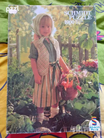 Пъзел "Малка градинарка” Schmidt 1972г. 1000 части