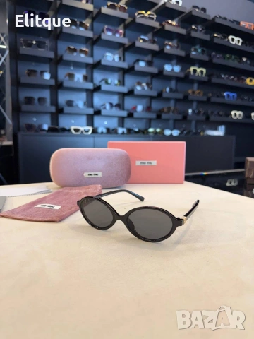 Очила + висок клас калъф + на марката кутия + сертификат + кърпичка miu miu prada cartier tom ford , снимка 2 - Слънчеви и диоптрични очила - 54307180