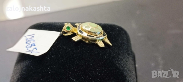 Златна висулка костенурка-2,60гр/14кр, снимка 4 - Колиета, медальони, синджири - 52415917