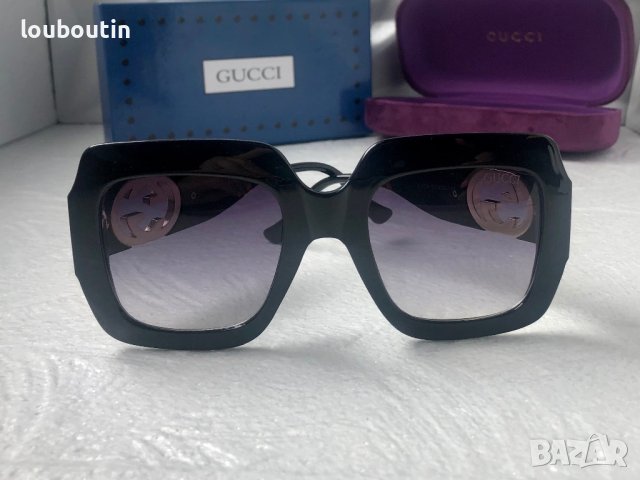 Gucci 2023 дамски слънчеви очила два цвята, снимка 4 - Слънчеви и диоптрични очила - 40791954