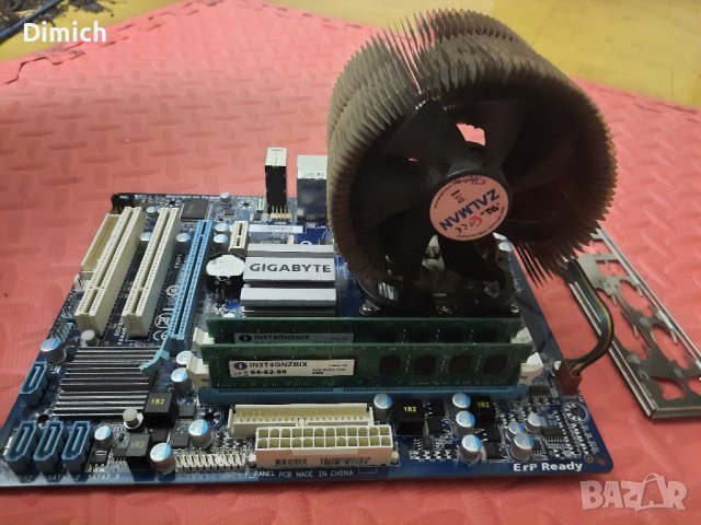 Дънна платка Gigabyte GA-G41MT процесор Core 2 Quad Q6600 8GB RAM, снимка 5 - Дънни платки - 42158125