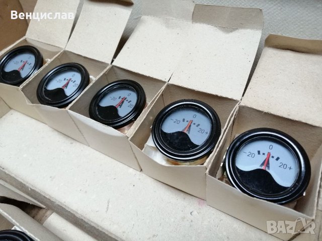 Соц НОВ Амперметър За Ретро Автомобили. , снимка 5 - Части - 38220655