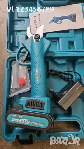  Акумулаторна безчеткова ножица на батерии 36V 8 Ah, снимка 3 - Градински инструменти - 51932242