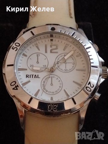 ДАМСКИ ЧАСОВНИК RITAL QUARTZ WATER RESISTANT МНОГО КРАСИВ ФЕШЪН МОДЕЛ С СИЛИКОНОВА КАИШКА 33392, снимка 4 - Дамски - 38783190