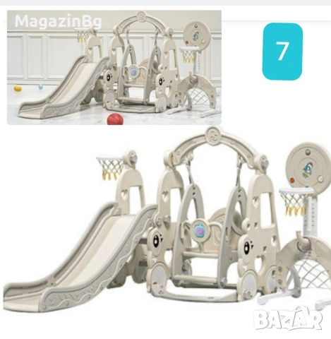  Пързалка с люлка Playground Lunar Spaceman Verena Nala Pooh Alegra, снимка 8 - Други - 45667957