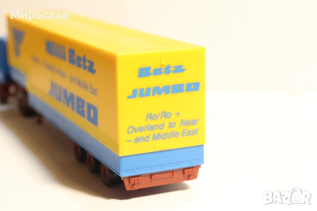 HERPA H0 1/87 MERCEDES WILLI BETZ МОДЕЛ КАМИОН, снимка 7 - Колекции - 53378067