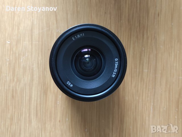 Sony E 11mm f/1.8 G, снимка 1 - Обективи и филтри - 40336359