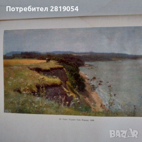 От поредицата изкуство И.И. Шишкин с прекрасни  литографски от картини на световноизвестен руски ху, снимка 3 - Художествена литература - 37916657