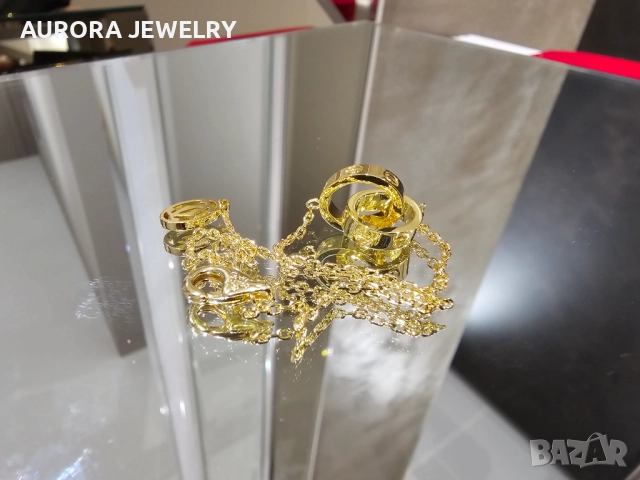 CARTIER Love Gold Chain Мъжка / Дамска Гривна, снимка 6 - Гривни - 52833327