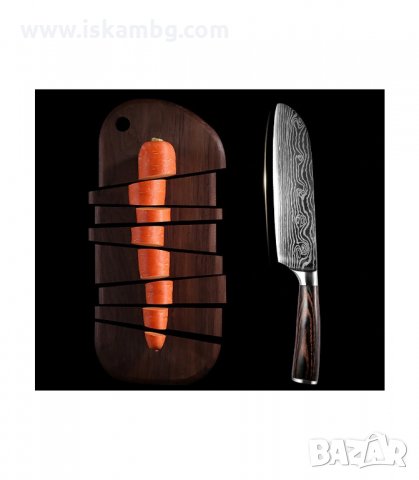 НОЖОВЕ ГОТВАРСКИ ОТ ДАМАСКА СТОМАНА - код 2564, снимка 10 - Прибори за хранене, готвене и сервиране - 33931487