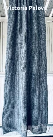 ZARA сив рипс шал XL топъл и супер модерен, снимка 5 - Шалове - 52979561