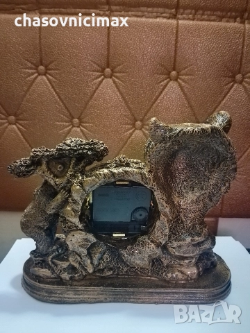 настолен часовник-мечка, снимка 2 - Декорация за дома - 52676484
