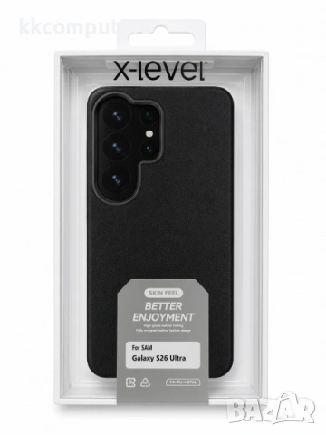 Калъф X-Level Better Enjoyment Кожа / Черен / за Samsung S26 Баркод : 3133917