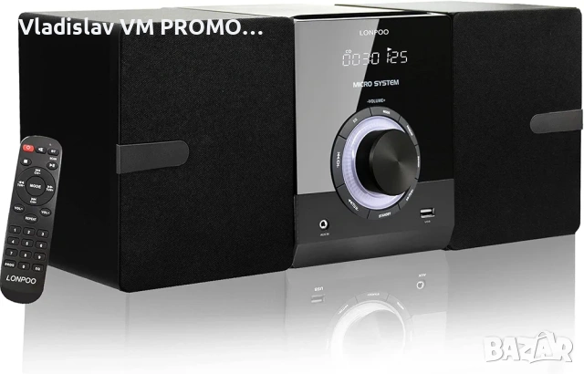 Компактна микро Hi-Fi стерео система с CD плейър