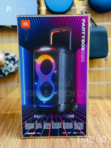НОВ ! JBL Partybox 520 аудио система колона караоке