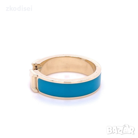 Златен дамски пръстен Hermes 2,65гр. размер:56 14кр. проба:585 модел:22453-6, снимка 3 - Пръстени - 44518209