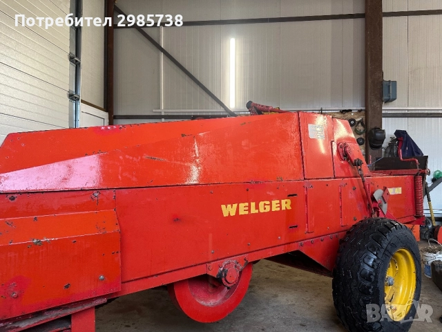 Балировачка/ Сламопреса Welger, снимка 8 - Селскостопанска техника - 51967423