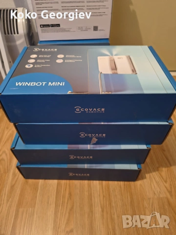 НОВ!!! Робот за прозорци и стъкла - Ecovacs Winbot MINI, снимка 2 - Парочистачки и Водоструйки - 53938851