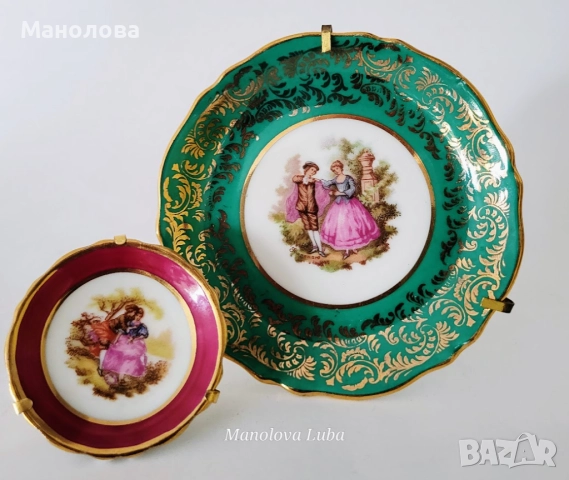 Порцелан Limoges, снимка 8 - Други ценни предмети - 52384854