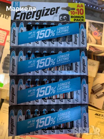 Energizer Max Plus AA/20 10+10 бонус / Батерии Energizer, снимка 3 - Друга електроника - 49618325