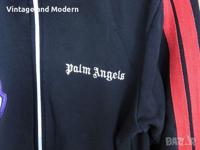 Moncler x Palm Angels горнище анцуг черно горница (L/XL), снимка 4 - Спортни дрехи, екипи - 40089542