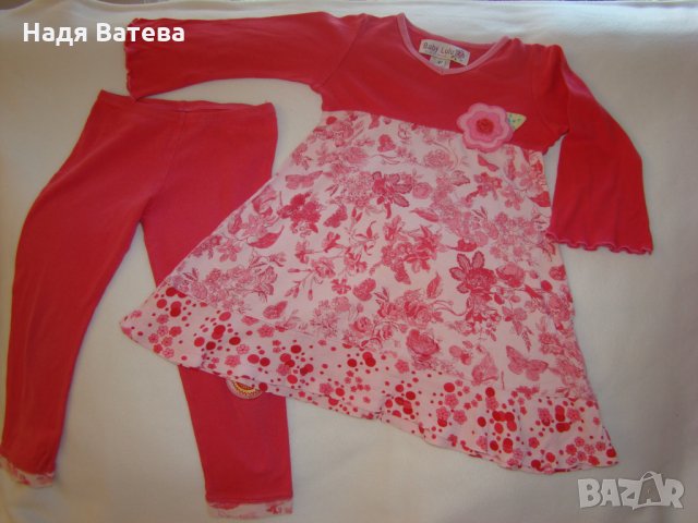 Много кокетна пижамка на Baby Lulu за 4 год. момиченце, снимка 2 - Детски пижами - 30533557