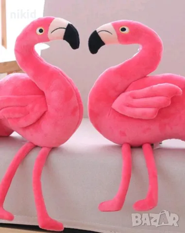 24 см Фламинго плюшена играчка плюшено, снимка 2 - Плюшени играчки - 49339951