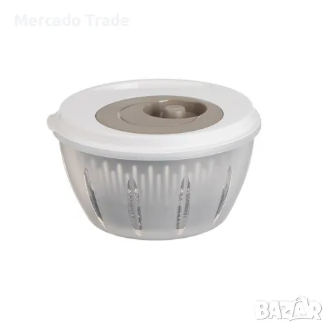 Центрофуга за салата Mercado Trade, Ръчна, За домашна употреба, Бежов, снимка 2 - Аксесоари за кухня - 49246123