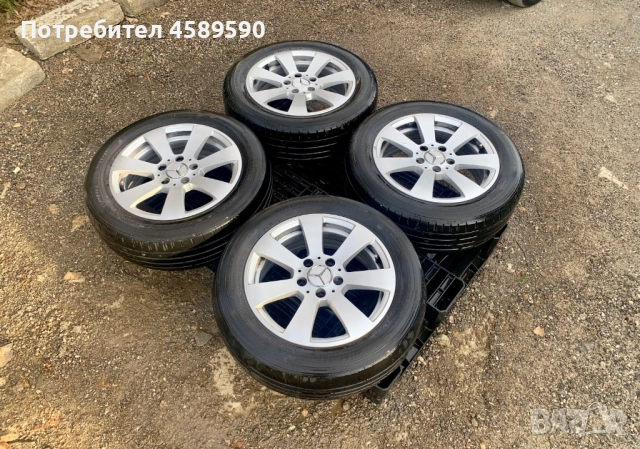 4бр.Алуминиеви джанти 16цола 5x112 ET39 + ГУМИ 195/60/16 за Mercedes C-Class,A,B,CLA, снимка 3 - Гуми и джанти - 51804051